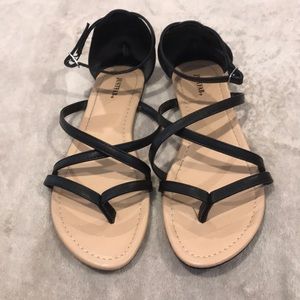 Black sandals